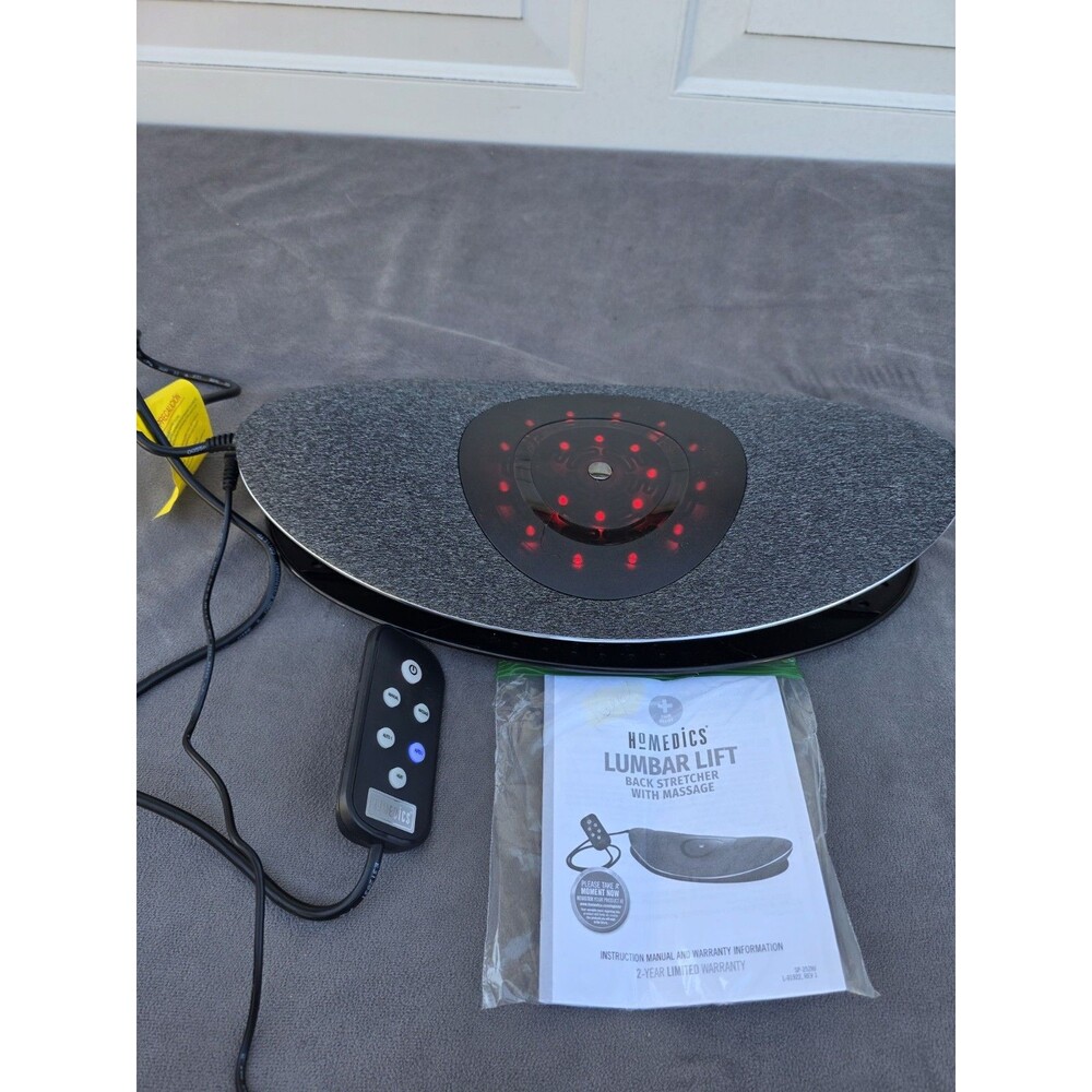 HOMEDICS LUMBAR LIFT BACK STRETCHER WITH VIBRATION & HEAT SP-252HJ